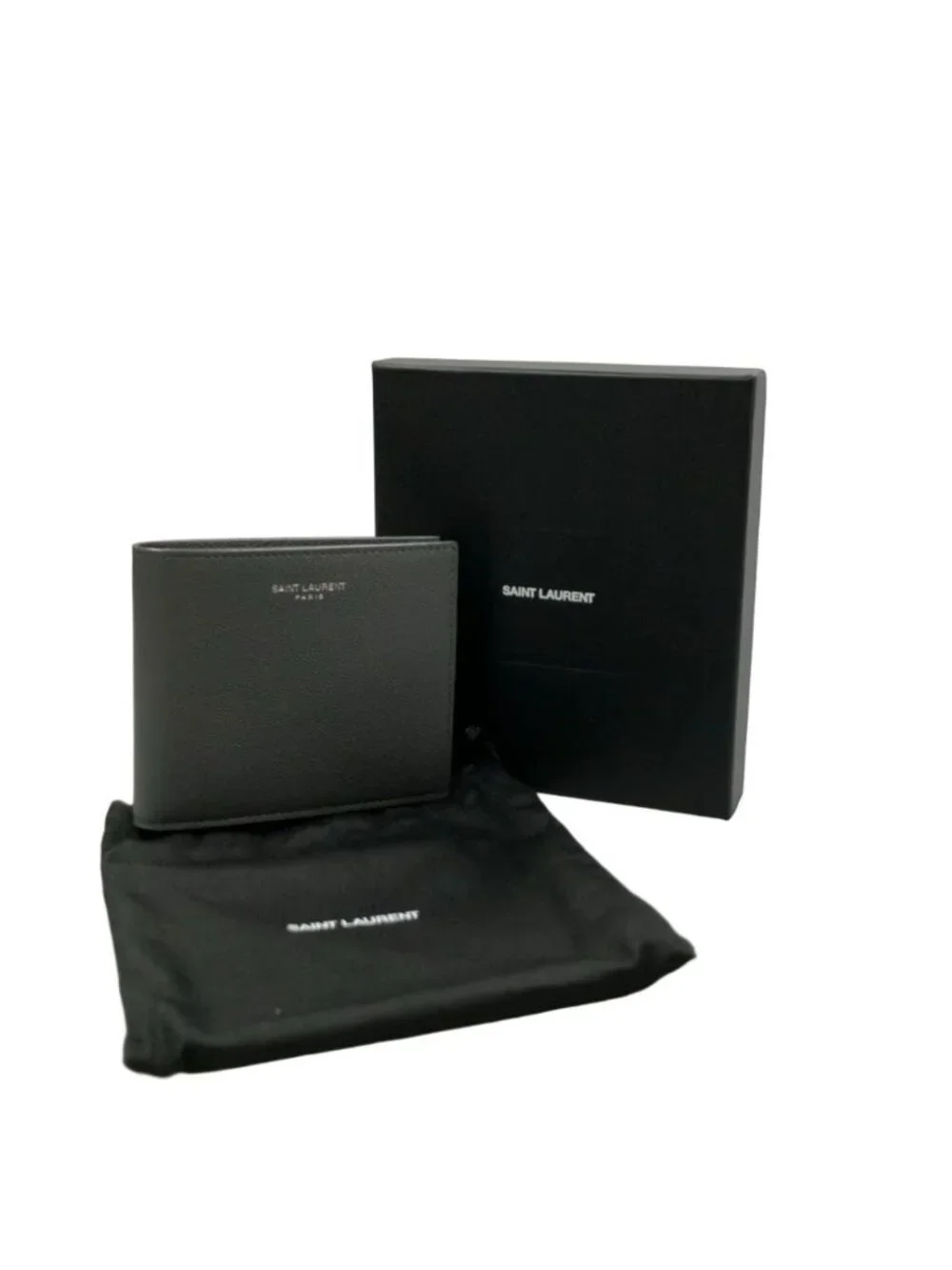 Saint Laurent Paris Bifold Wallet Leather